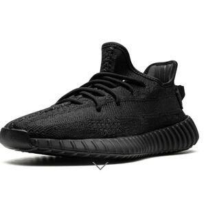 Adidas Men's Yeezy Boost 350 V2 Shoes Black 11.5‎ New With Box